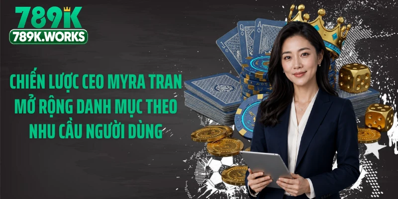 Chiến lược CEO Myra Tran mở rộng danh mục theo nhu cầu người dùng